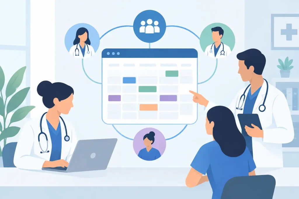 How a Shared Calendar for Medical Practice Works