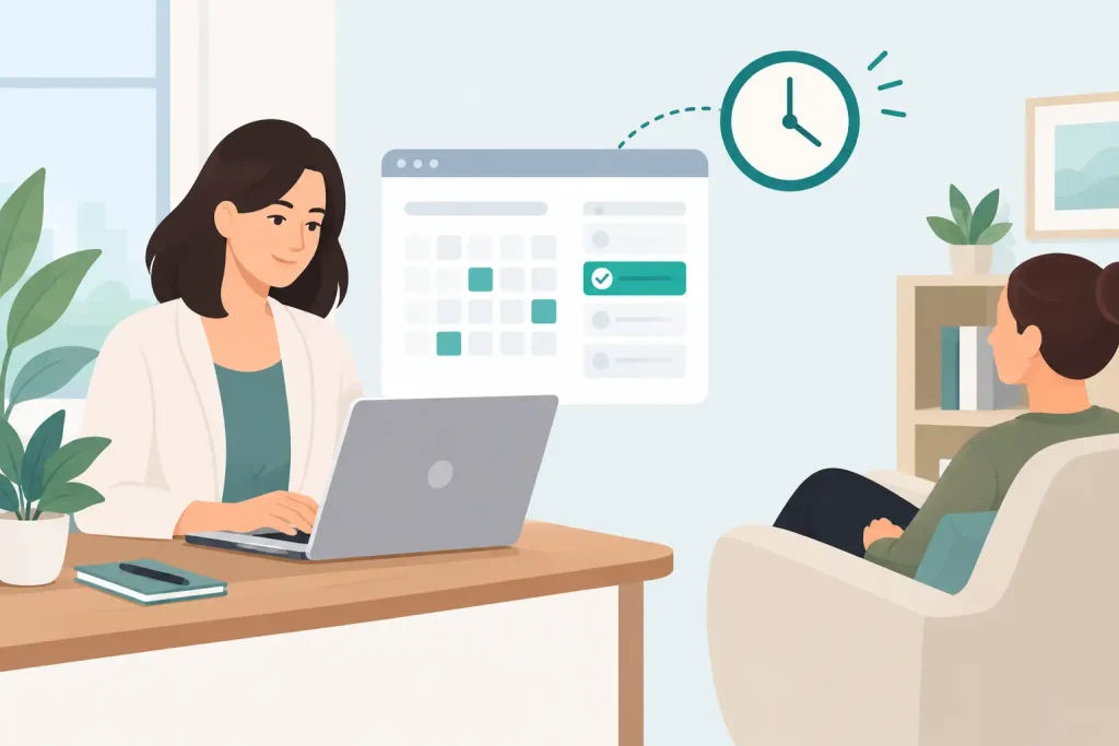 Online Booking for Therapists That Saves Time